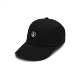Volcom womens Circle Stone Dad Hat Baseball Cap, Black, One Size US